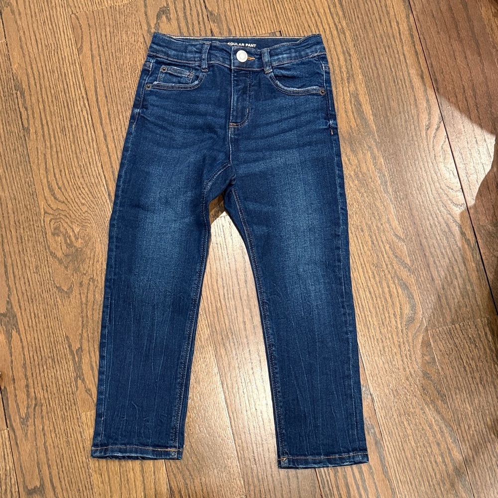 Zara boys Dark Wash Straight Leg Jeans